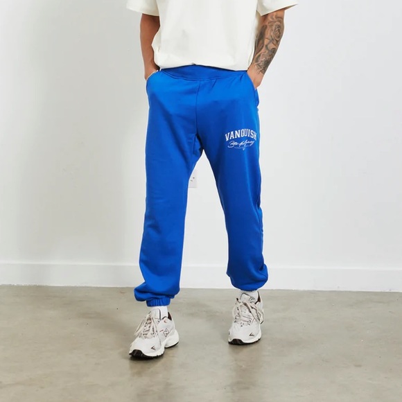 vanquish Other - VANQUISH BETTER THAN YESTERDAY COBALT BLUE RELAXED FIT SWEATPANTS